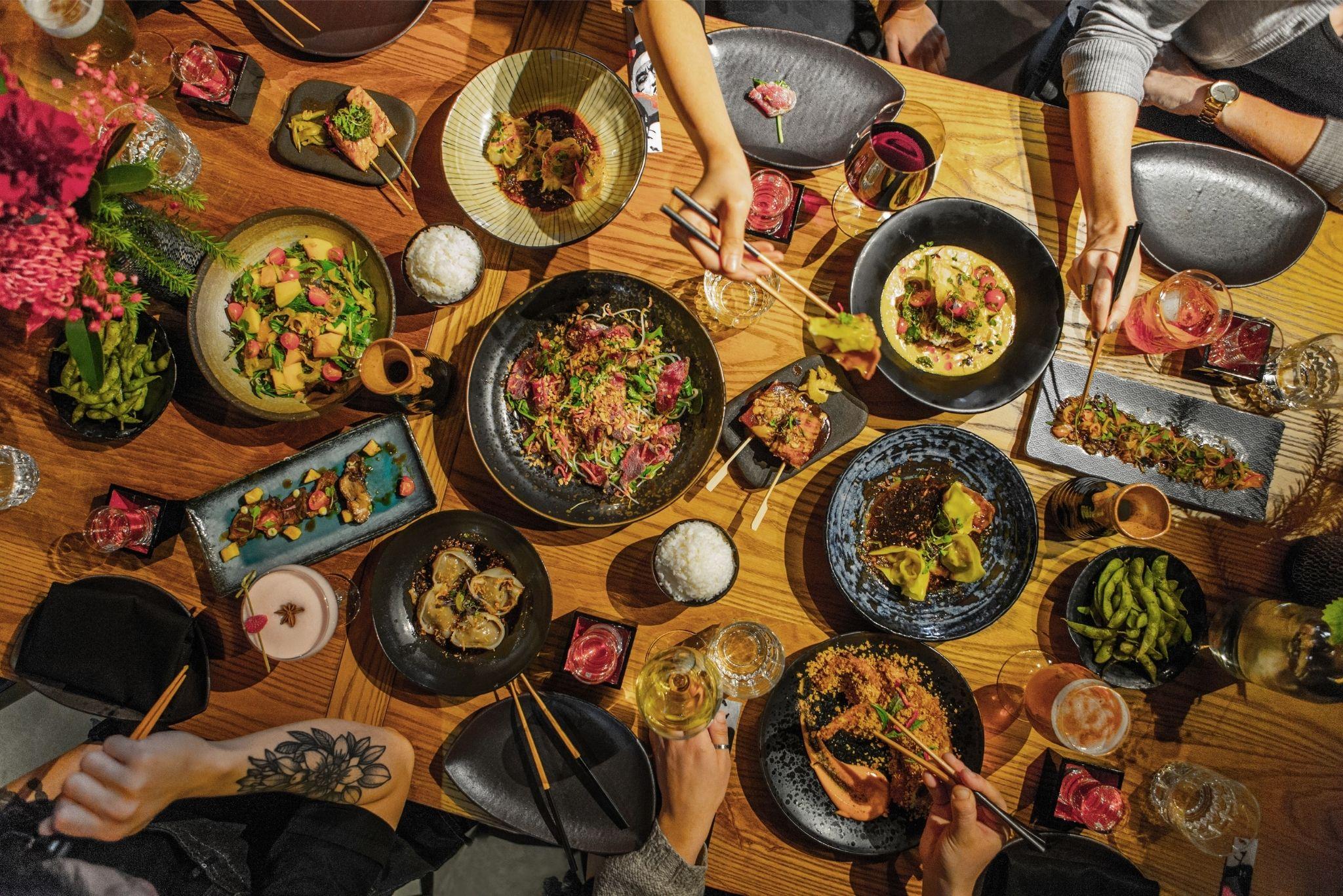 Museum Apartment Hotel, Independent Collection By Evt Веллінгтон Екстер'єр фото A selection of dishes at a restaurant in Hong Kong